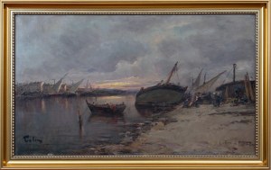 Colon, Bessin port wharf, 19th century.