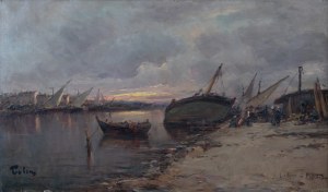 Colon, Bessin port wharf, 19th century.