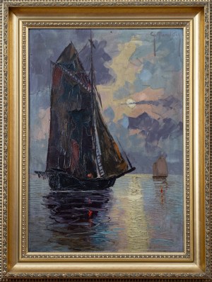 Gregory Mendoly (Christo Stefanoff), Black sail, circa 1930.