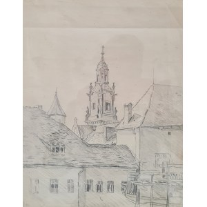 Cieślawski Tadeusz, Widok na katedre, 1914 r.