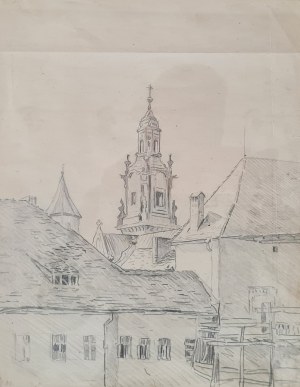 Cieslawski Tadeusz, View of the Cathedral, 1914.