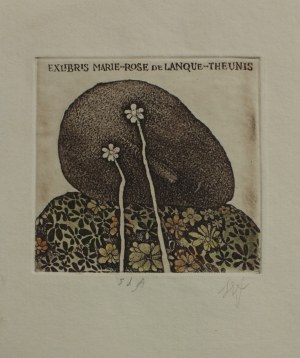 Eidrigevicius Stasys, Marie Rose de Lengue Theunis, ex libris