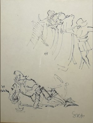 Kobylinski Szymon, Scene XI and XV, 1970.