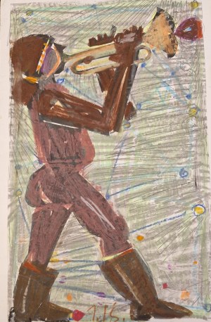 Światkowski Jerzy, Woman with Trumpet