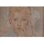 Wlastimil Hofman (1881 Praga - 1970 Szklarska Poręba), Portret dziewczynki, 1959