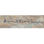 Maria Ziomek Kowalewska (1905 - 1975 ), Martwa natura z kwiatami (recto) / Pejzaż (verso), lata 60. XX w.