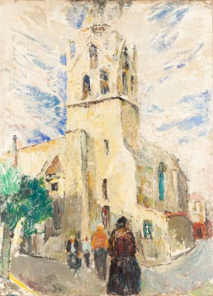 Maria Melania Mutermilch Mela Muter (1876 Warsaw - 1967 Paris), Bell tower of the Saint-Didier church in Avignon, 1940s-50s.