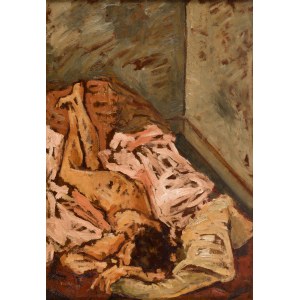 Benn Bencion Rabinowicz (1905 Bialystok - 1989 Paris), Woman in the bedclothes