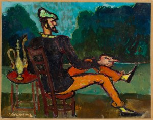 Stanislav Eleshkevich (1900 Czutów near Poltava - 1963 Paris), Sitting man