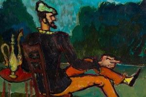 Stanislav Eleshkevich (1900 Czutów near Poltava - 1963 Paris), Sitting man