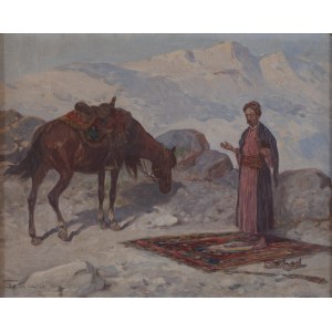 Adam Setkowicz (1879 Kraków - 1945 Kraków), Postój na modlitwę