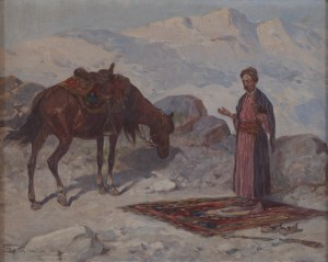 Adam Setkowicz (1879 Krakow - 1945 Krakow), Stopping for prayer
