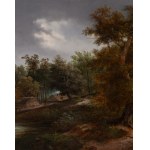 Adam Malinowski (1829 Lublin - 1892 Warsaw), Polish Landscape, 1863