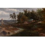 Adam Malinowski (1829 Lublin - 1892 Warsaw), Polish Landscape, 1863