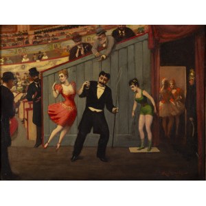 Stanisław Kostrzewski (zm. 1899 r., Warszawa), „Scena z variete”, 1895