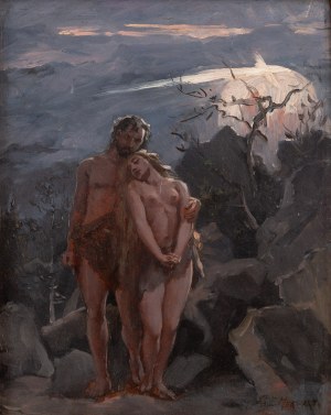 Paul Merwart (1855 Marianowka - 1902 Saint-Pierre), Adam and Eve