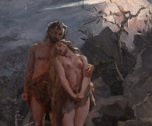 Paul Merwart (1855 Marianowka - 1902 Saint-Pierre), Adam and Eve