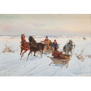 Ignacy Zygmuntowicz (1875 - 1947), Spotkanie na drodze