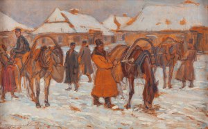 Jan Erazm Kotowski (1885 Opatowiczki near Pinczow - 1960 Milanówek), In the town of