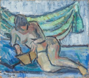 Edward Matuszczak (1906 Tymbark - 1965 Paris), Nude of a reader, 1938