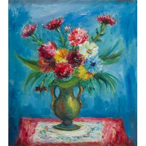 Jakub Zucker (1900 Radom - 1981 Nowy Jork), Kwiaty w wazonie