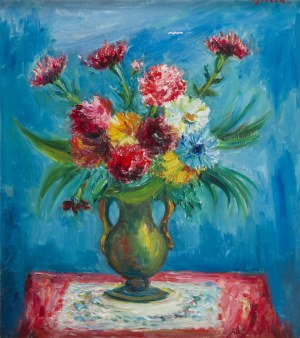 Jakub Zucker (1900 Radom - 1981 New York), Flowers in a Vase
