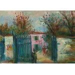 Jakub Zucker (1900 Radom - 1981 Nowy Jork), Widok z paryskich przedmieść (Brama)