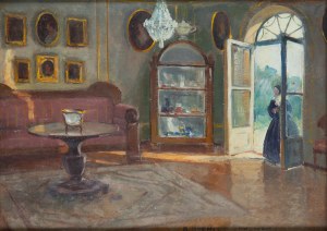 Bronisława Rychter-Janowska (1868 Kraków - 1953 Kraków), Interior of the manor house