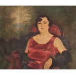 Fryderyk Pautsch (1877 Delatyn k. Stanisławowa - 1950 Kraków), Portret Margit Tillowej, 1929