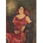 Fryderyk Pautsch (1877 Delatyn k. Stanisławowa - 1950 Kraków), Portret Margit Tillowej, 1929
