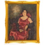 Fryderyk Pautsch (1877 Delatyn k. Stanisławowa - 1950 Kraków), Portret Margit Tillowej, 1929