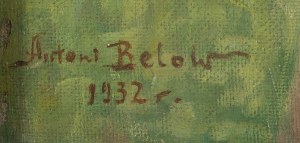 Antoni Below, Woman with Flowers, 1932