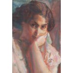 Kasper Pochwalski (1899 Kraków - 1971 Kraków), Zamyślona (Portret p. X.Y), 1935