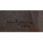 Włodzimierz Bartoszewicz (1899 Lwiw - 1983 Poznań), Porträt von Frau H. Woźnikowa, 1952