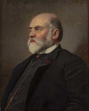 Andrew George Mniszech (1823 Wisniowiec - 1905 Paris), Portrait of Jules Cornuau, 1884