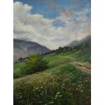 Georg Majewicz (1897 - 1965), Kwiecista łąka w górach