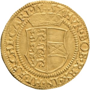 Holy Roman Empire FERDINAND I. 1519-1564 1 Ducat 1557 Klagenfurt , Schult# 2021, Markl# 1424-5, Au.986 3,50g 21mm