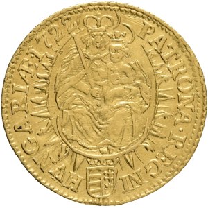 Holy Roma Empire Hungary CHARLES III.(VI.) 1711-1740 , 1 Ducat 1722 B Kremnica, KM#291, ÉH#1164, Au.986 3,47g 22mm