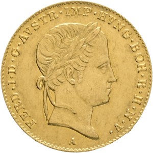 Austrian Empire FERDINAND I. 1835-1848 1 Ducat 1848 A KM#2262 Au.986 3,48g, Vienna