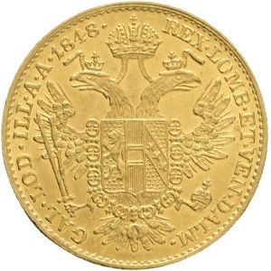Austrian Empire FERDINAND I. 1835-1848 1 Ducat 1848 A KM#2262 Au.986 3,48g, Vienna