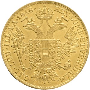 Austrian Empire FERDINAND I. 1835-1848 1 Ducat 1848 A KM#2262 Au.986 3,48g, Vienna