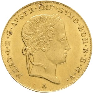Austrian Empire FERDINAND I. 1835-1848, 1 Ducat 1848 A Vienna , KM#2262 Au.986 3,49g 19,80mm