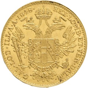 Austrian Empire FERDINAND I. 1835-1848, 1 Ducat 1848 A Vienna , KM#2262 Au.986 3,49g 19,80mm