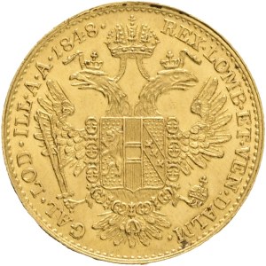 Austrian Empire FERDINAND I. 1835-1848, 1 Ducat 1848 A Vienna , KM#2262 Au.986 3,49g 19,80mm