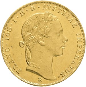 Austria Hungary FRANZ JOSEPH I. 1848-1916, 1 Ducat 1853 B Kremnica, KM#2263 Au.986 3,50g 19,8mm, small stroke