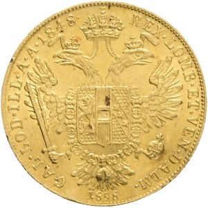 Austria Hungary FRANZ JOSEPH I. 1848-1916, 1 Ducat 1848/1898 Head left, Golden Jubilee, KM#2268 Au.986 3,48g 19,8mm, stroke on 6 o´clock