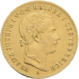 Austria Hungary FRANZ JOSEPH I. 1848-1916, 1 Vereinskronen 1859 A Vienna KM#2253 Au.900 11,06g 24mm