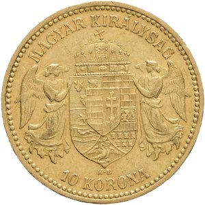 Austria Hungary FRANZ JOSEPH I. 1848-1916 10 Corona 1893 KB Kremnica KM#485, Au.900 3,37g 19mm