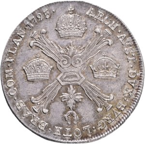 FRANCIS II. 1792-1795 1/4 Kronenthaler 1795 A Vienna, KM#60 Ag.873 7,37g 30mm