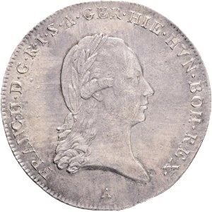 FRANCIS II. 1792-1795 1/4 Kronenthaler 1795 A Vienna, KM#60 Ag.873 7,37g 30mm